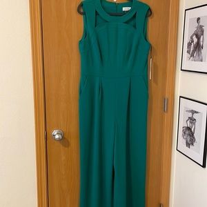 Calvin Klein green jumpsuit
